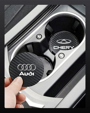 Carbon Fiber Anti-Slip Car Cup Holder Coaster🔥2PCS🔥