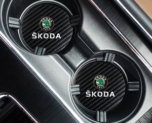 Carbon Fiber Anti-Slip Car Cup Holder Coaster🔥2PCS🔥