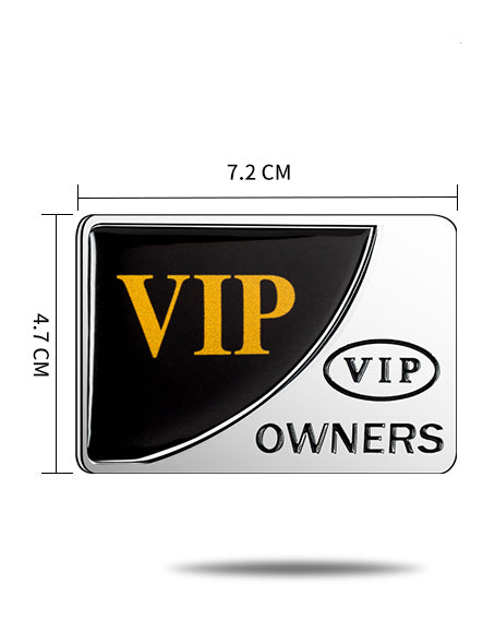 Automotive Metal Labeling Decoration