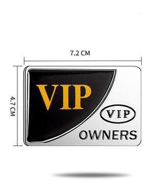 Automotive Metal Labeling Decoration