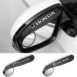 Carbon fiber pattern rain eyebrow reversing mirror integrated ✨2 pieces✨