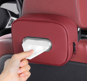 Car Tissue Box Armrest Box Tissue Hanging Type For Car Use