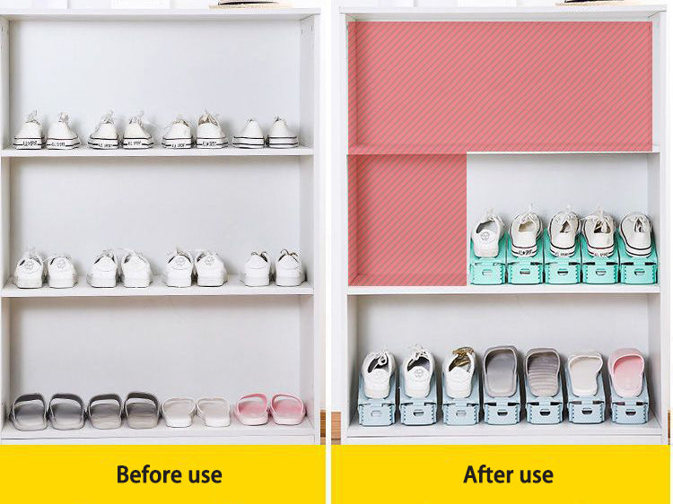 Adjustable Shoe Cabinet Shoe Storage Shoe Bracket Thickened🔥10PCS🔥
