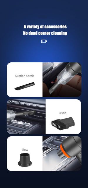 High Power Car Cordless Vacuum Cleaner Blower Suction And Blowing