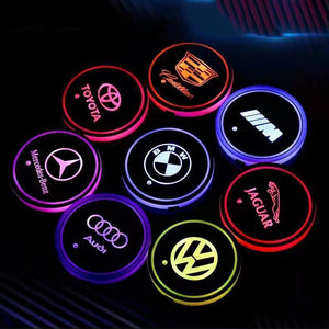 Car LED Ambient Light-Emitting Water Coaster