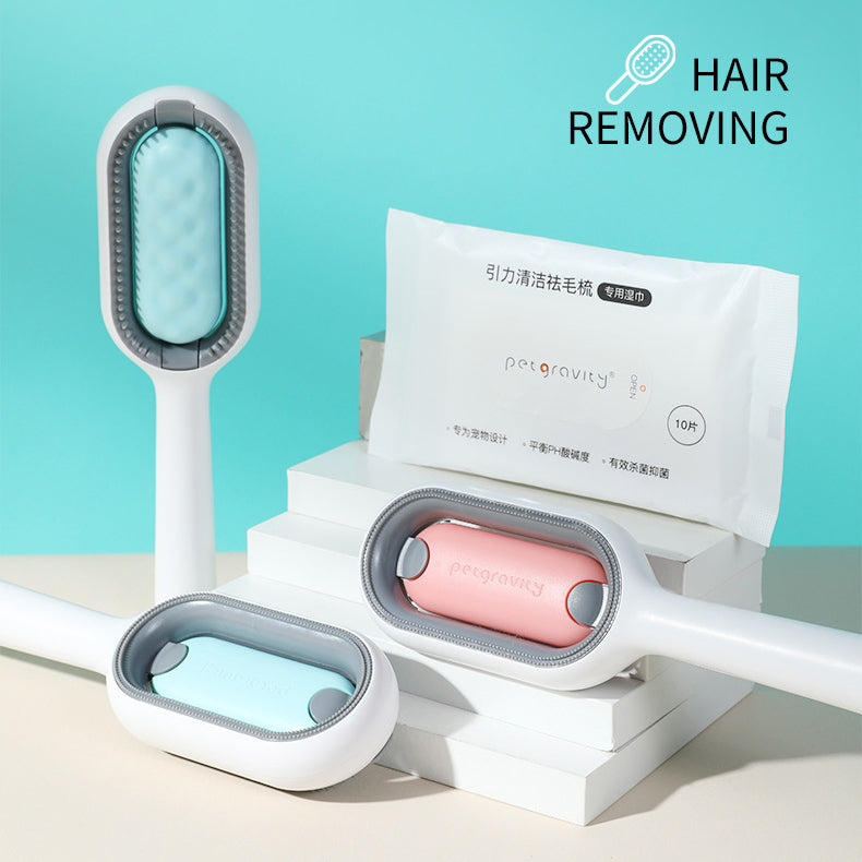 Pet Cleaning Hair Comb Cat Disposable Wipes Comb