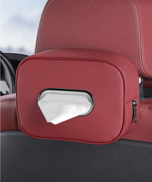 Car Tissue Box Armrest Box Tissue Hanging Type For Car Use