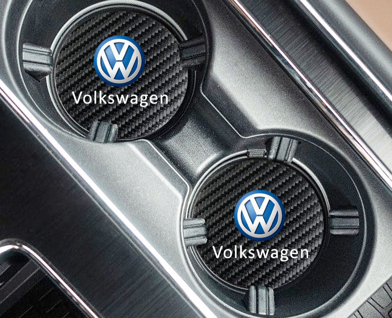 Carbon Fiber Anti-Slip Car Cup Holder Coaster🔥2PCS🔥