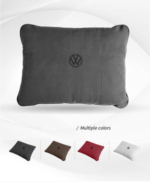 Special Automobile Deer Velvet Leather Car Pillow Lumbar Cushion