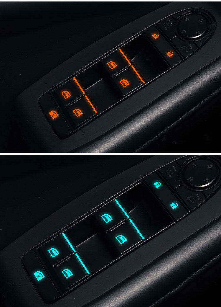 Car Function Key Switch Button Luminous Car Sticker