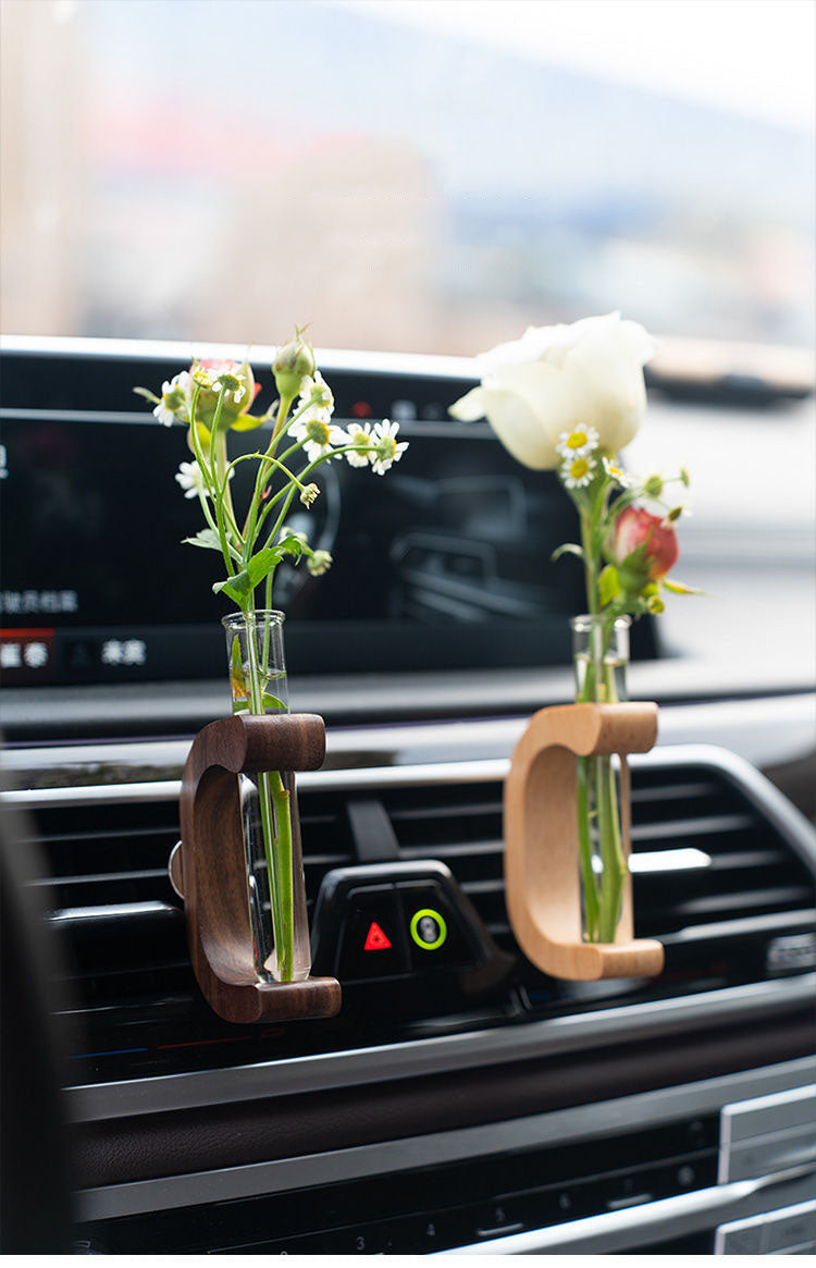 Car Flower Arrangement Air Outlet Aromatherapy Decorative Small Vase