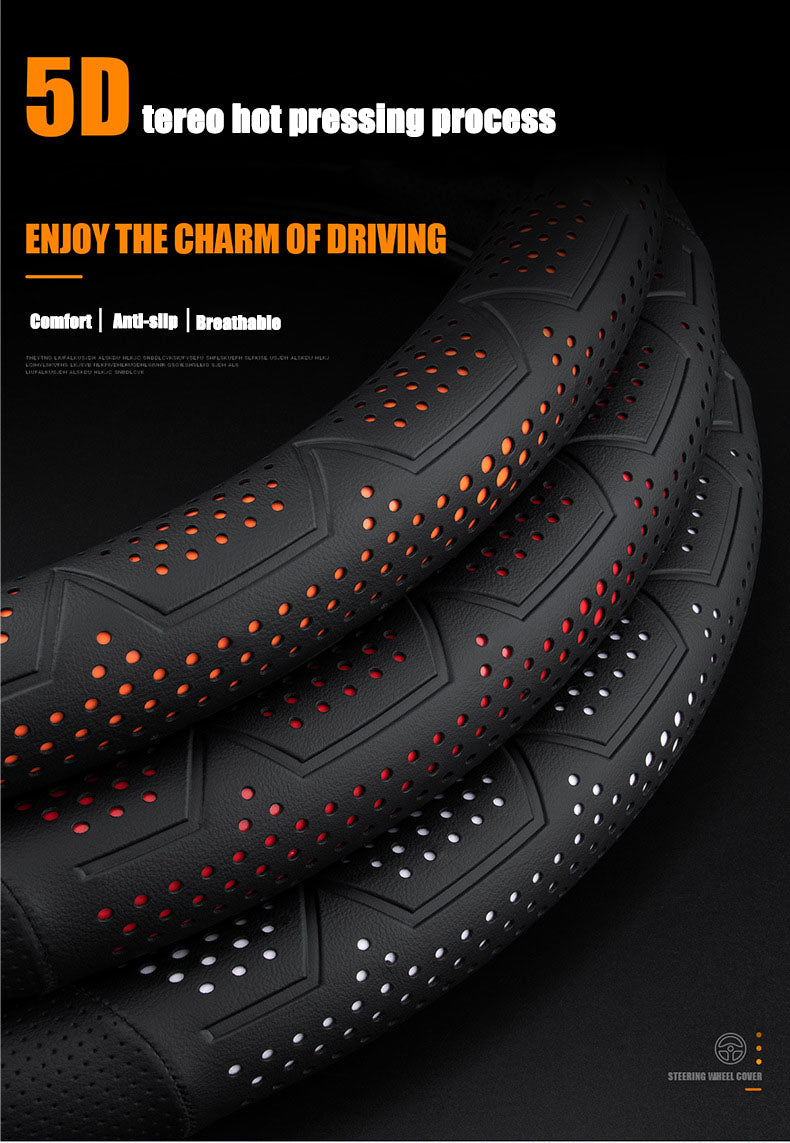 5D Three Dimensional Hollow Car Steering Wheel Cover