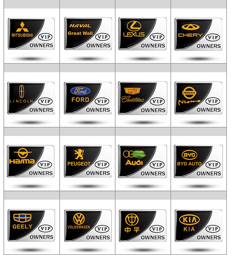 Automotive Metal Labeling Decoration