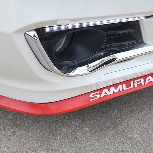 Car front lip anti-collision rubber strip
