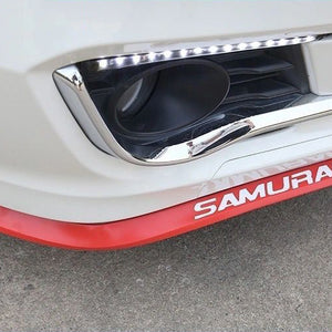 Car front lip anti-collision rubber strip