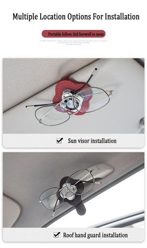 Personalized Diamond-encrusted Car Glasses Clip
