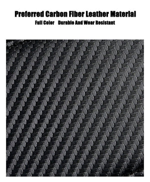 Carbon Fiber Leather Driver's License Card Holder