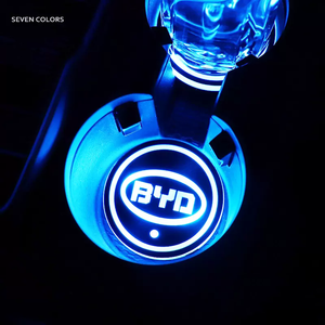 Car LED Ambient Light-Emitting Water Coaster
