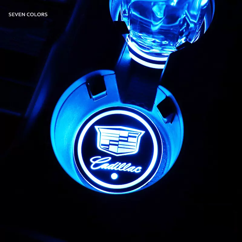 Car LED Ambient Light-Emitting Water Coaster