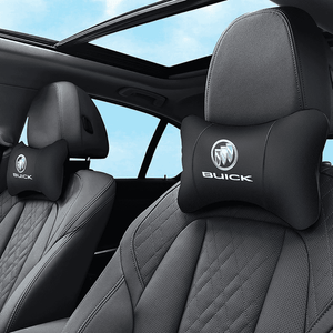 Car Neck Pillow Both Sides PU Leather 2-Pack Headrest