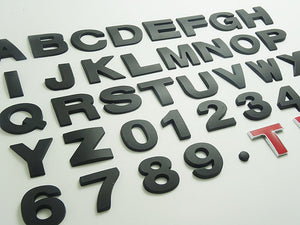 DIY Alphabet Metal Car Sticker