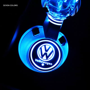 Car LED Ambient Light-Emitting Water Coaster