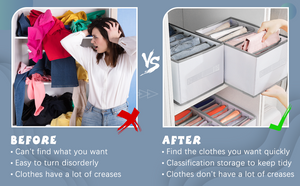 Pants Wardrobe Storage Clothes Layered Partition Finishing Box
