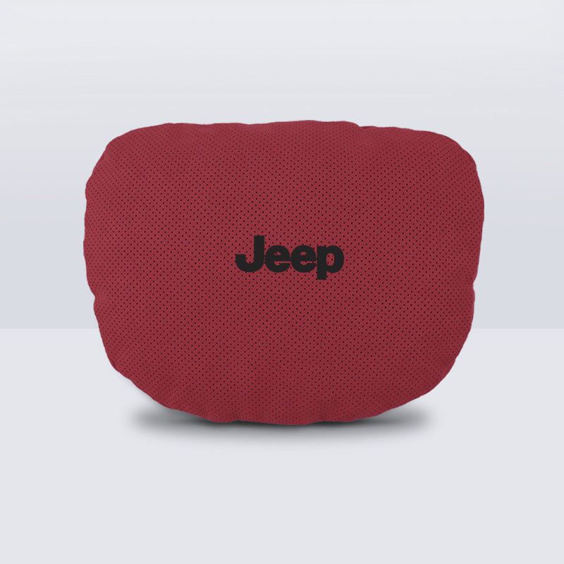 Special Automobile Deer Velvet Leather Car Pillow Lumbar Cushion