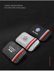 Car Sun Visor Sunglass Bag Felt Glasses Storage Bag