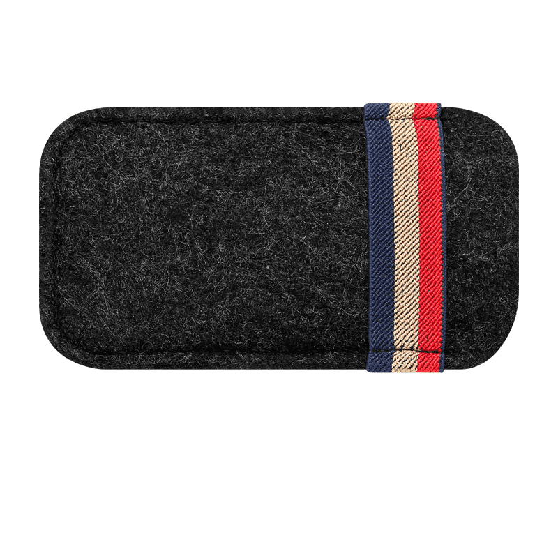 Car Sun Visor Sunglass Bag Felt Glasses Storage Bag