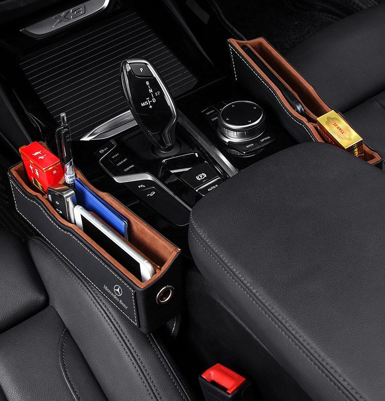 Multifunctional High-end  Leather Car Seat Gap Storage Box✨Free shipping ✨