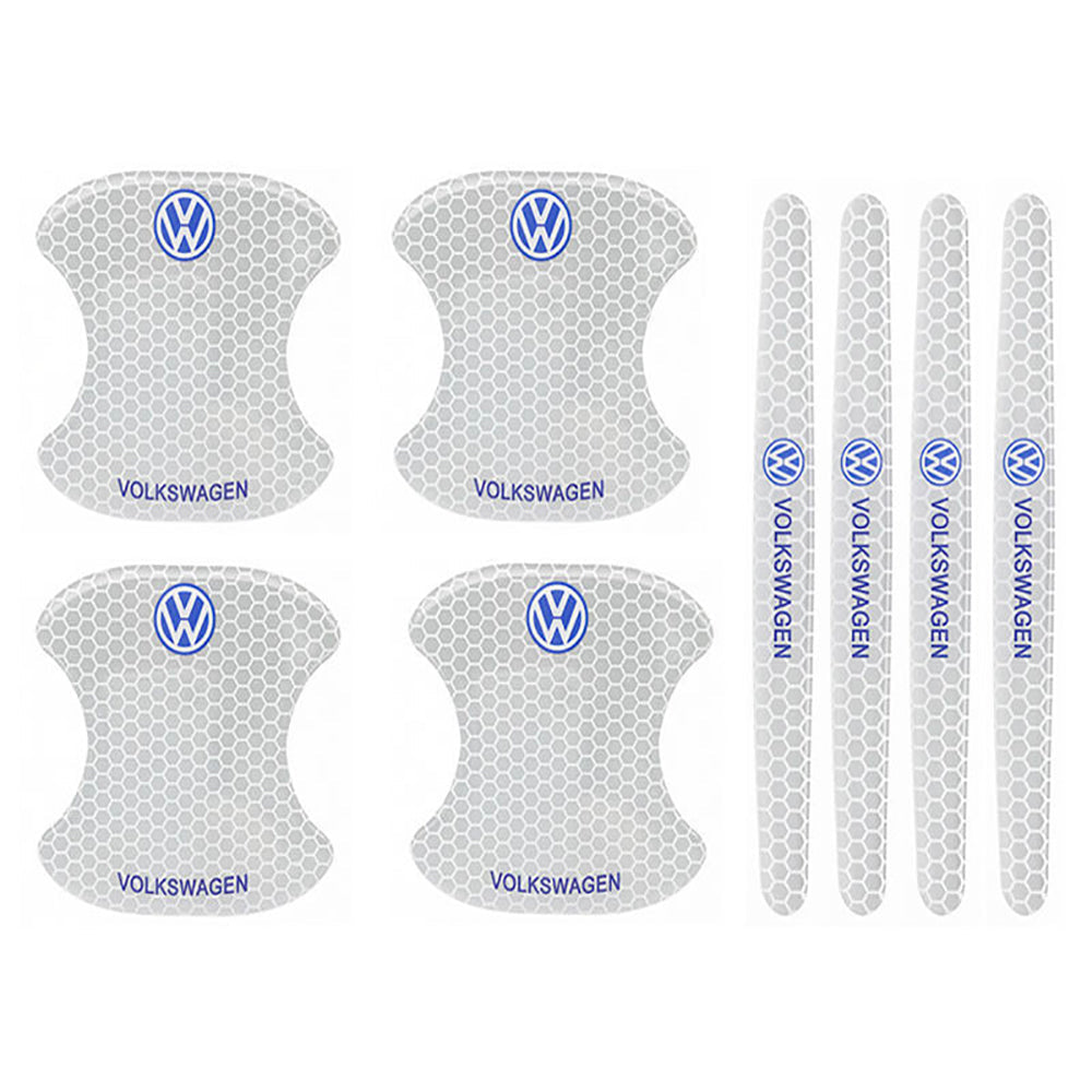 Reflective - Car Door Bowl Handle Anti-Scratch Damage Protector(8PCS)