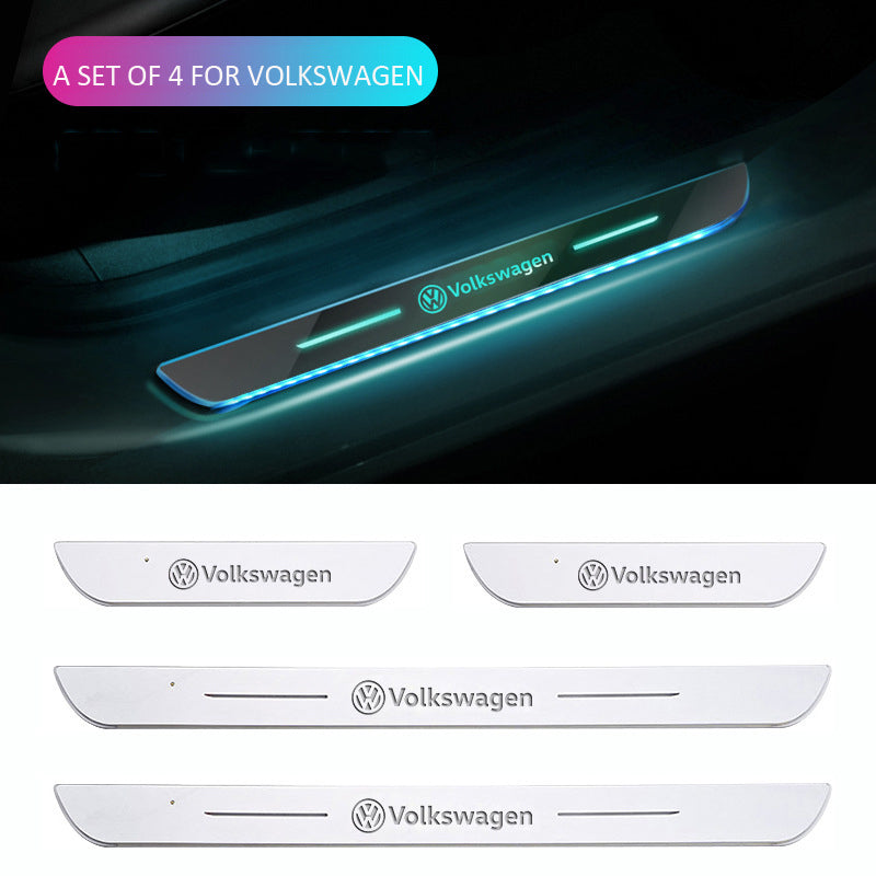 Automotive LED Colorful Door Sill Protective Atmosphere Light🎉Free Shipping🎉