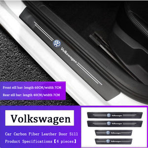 Carbon Car Door Sills Stickers( 4PCS )