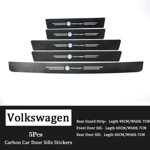 Carbon Car Door Sills Stickers( 4PCS )