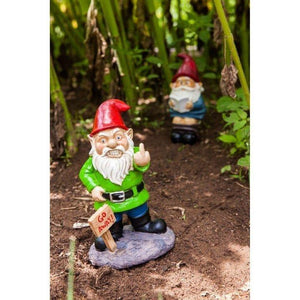 GO AWAY GARDEN GNOME