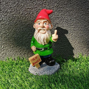 GO AWAY GARDEN GNOME