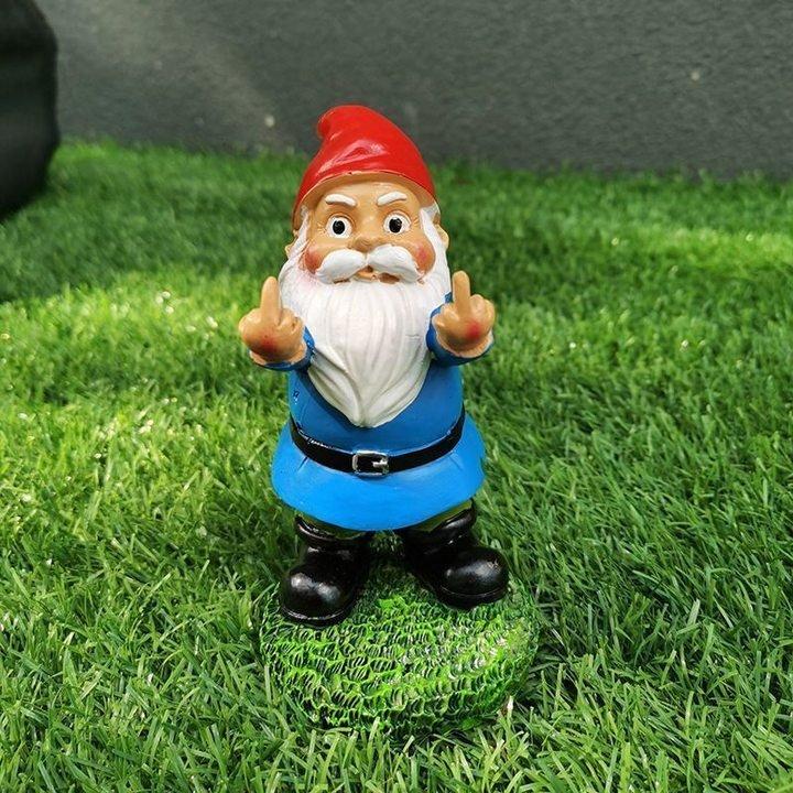 RUDE GARDEN GNOME, SWEARING GNOME