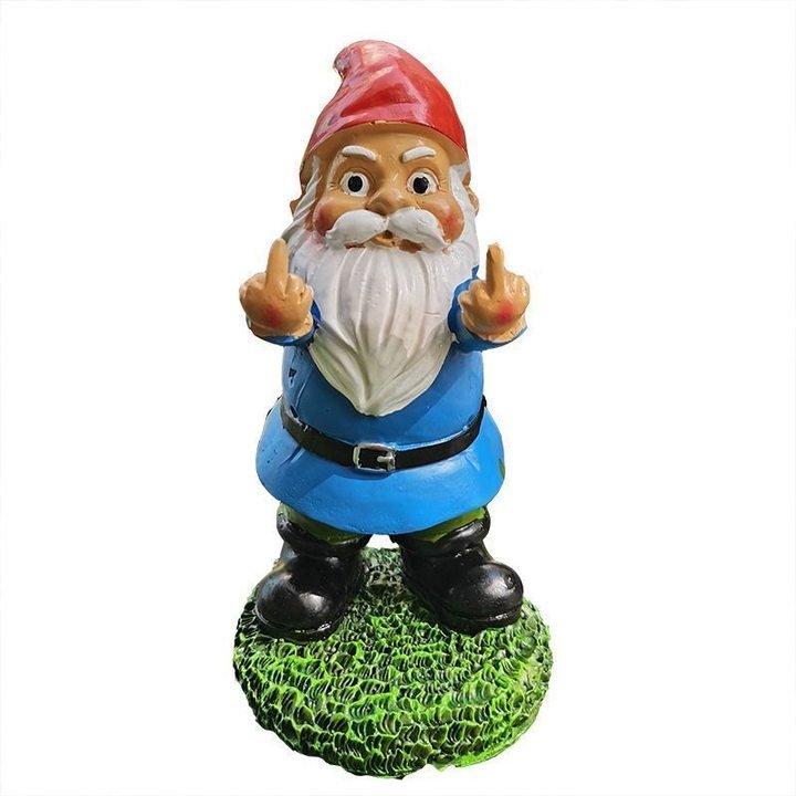RUDE GARDEN GNOME, SWEARING GNOME