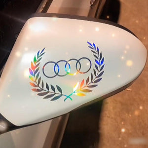 Creative Colorful Laser Car Stickers（4PCS）