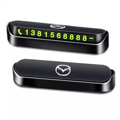 Magnetic Fluorescent Parking Number Plate