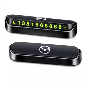 Magnetic Fluorescent Parking Number Plate