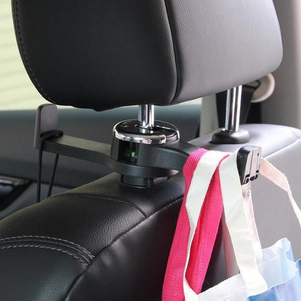 Car Headrest Hook with Phone Holder
