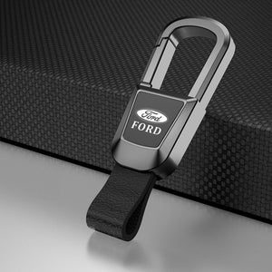 High-end Genuine Leather Car Keychain