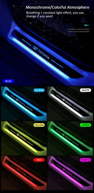 Automotive LED Colorful Door Sill Protective Atmosphere Light🎉Free Shipping🎉