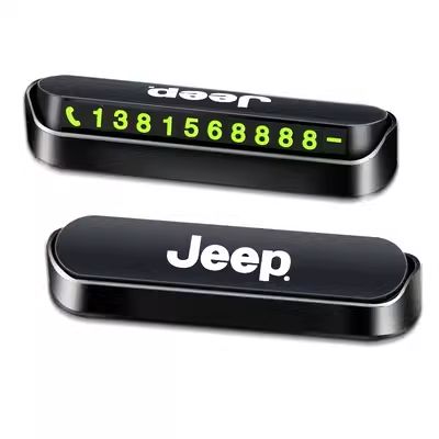 Magnetic Fluorescent Parking Number Plate