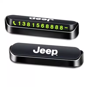 Magnetic Fluorescent Parking Number Plate