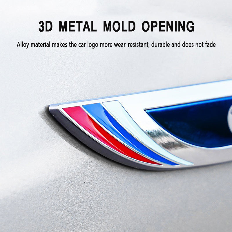 Three-dimensional Mirror Metal Fender Car Sticker✨2-pcs✨