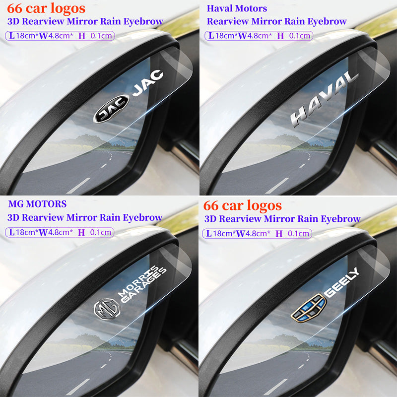 Car Rearview Mirror Rain Brows ✨2 Pcs✨