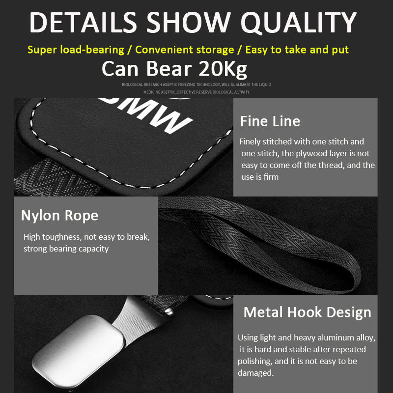 Premium Suede Seat Hook